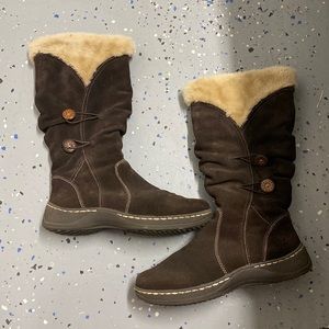 Warm fuzzy boots